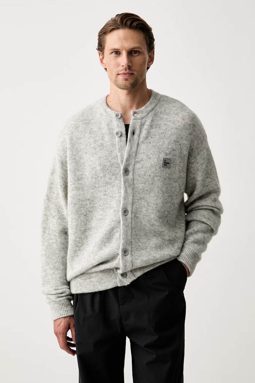 American Vintage cardigan pentru bărbați cu lână