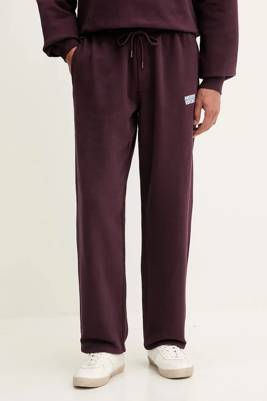 American Vintage pantaloni de trening din bumbac