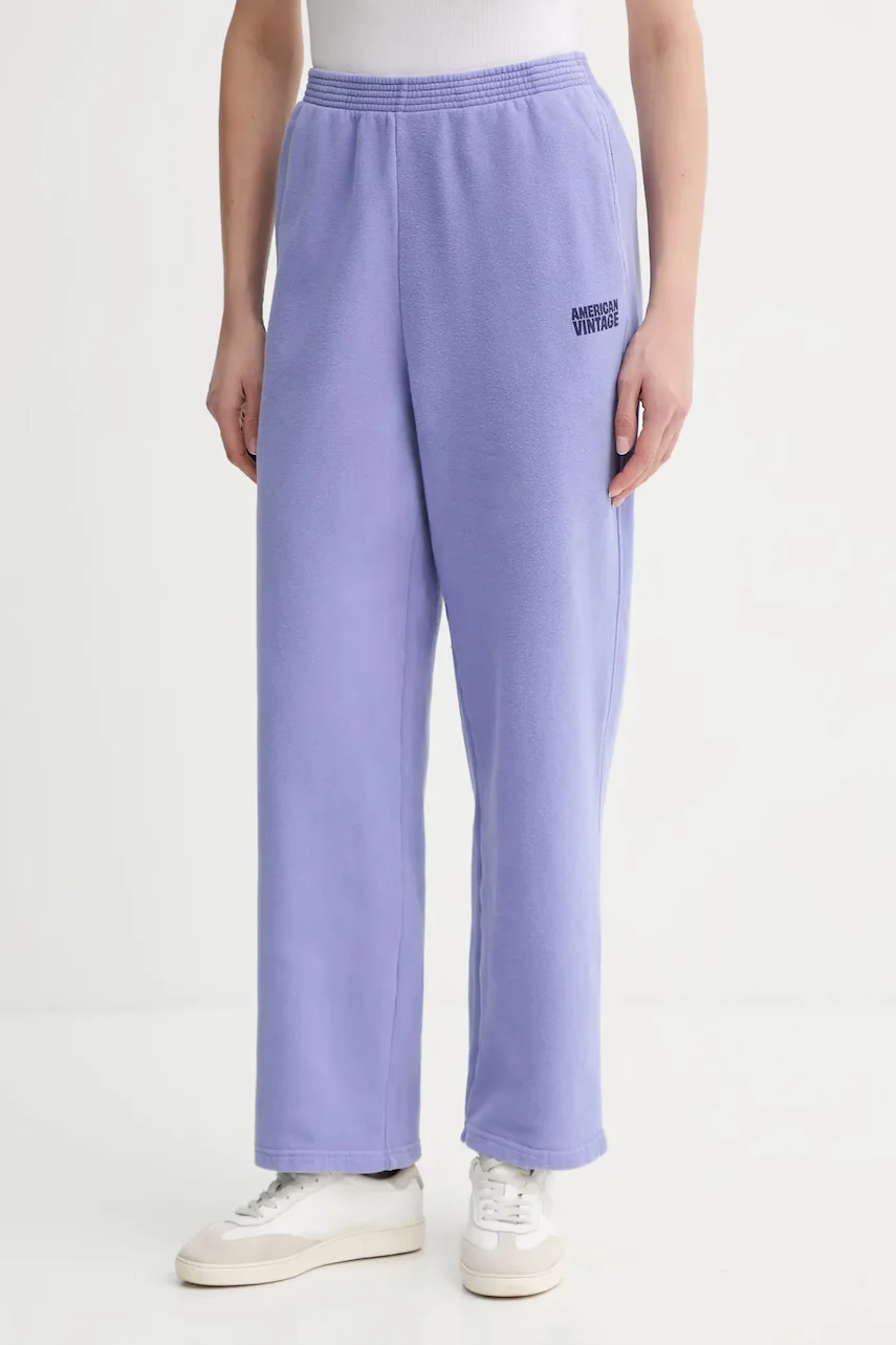 American Vintage pantaloni de trening din bumbac