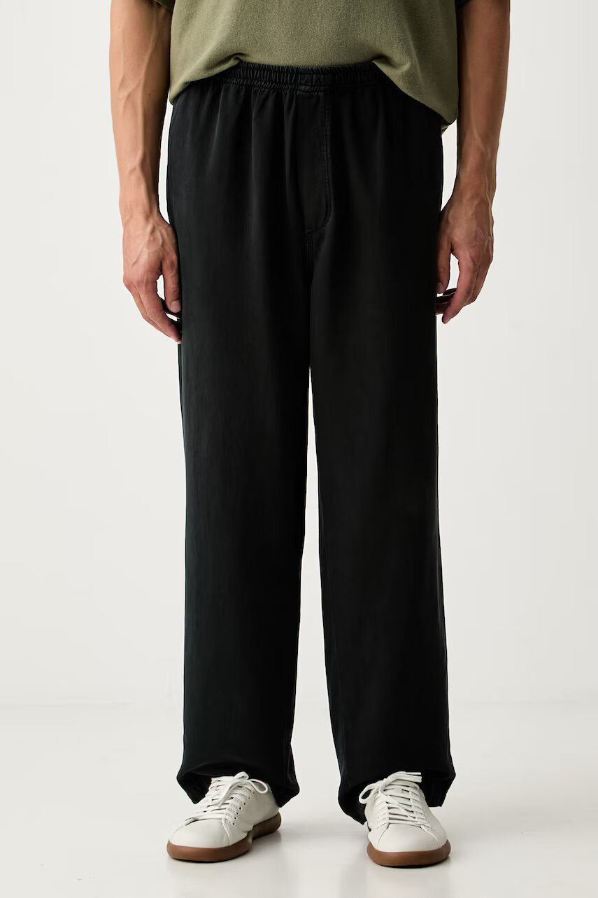 American Vintage pantaloni joggers pentru bărbați din bumbac