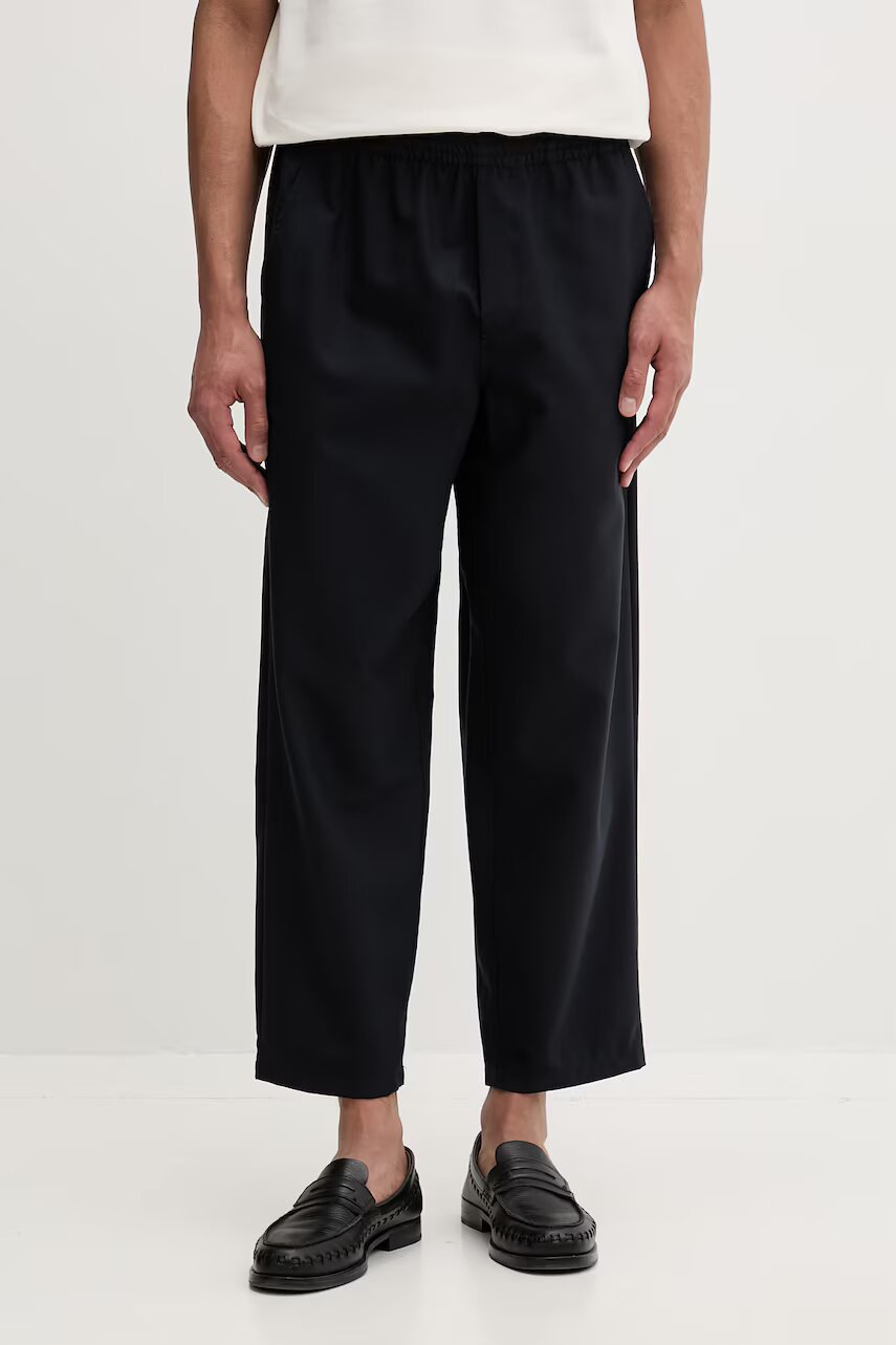 American Vintage pantaloni pentru bărbați cu amestec de in