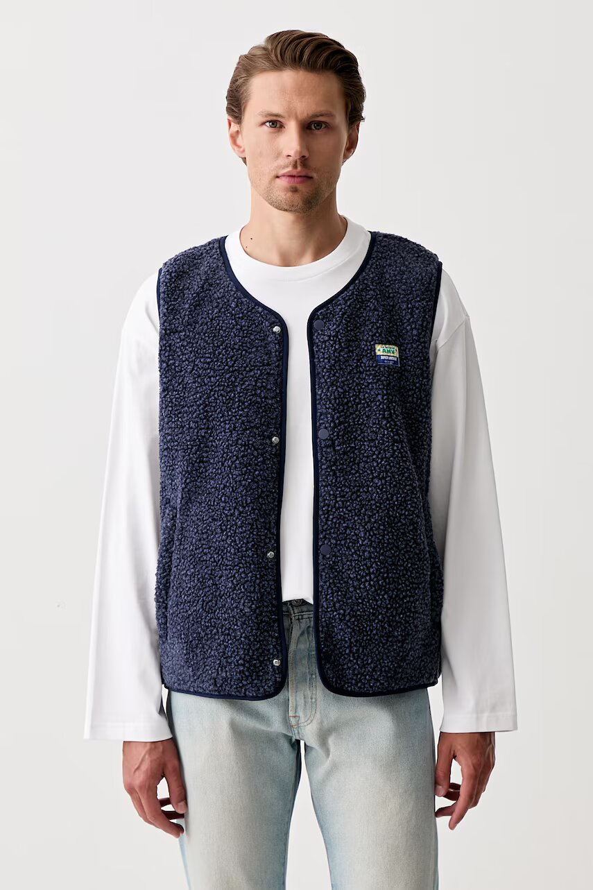 American Vintage vestă pentru bărbați din polar