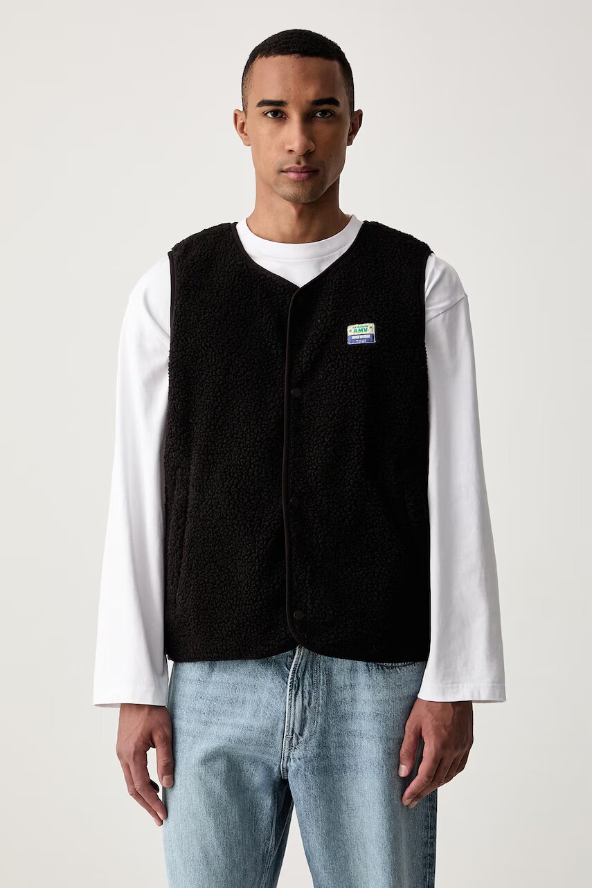 American Vintage vestă pentru bărbați din polar