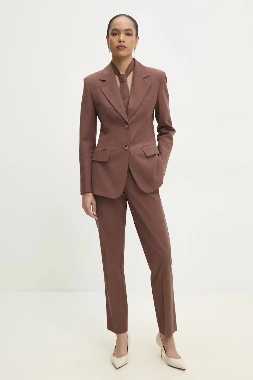 Answear.LAB Answear Lab pantaloni de costum drepți