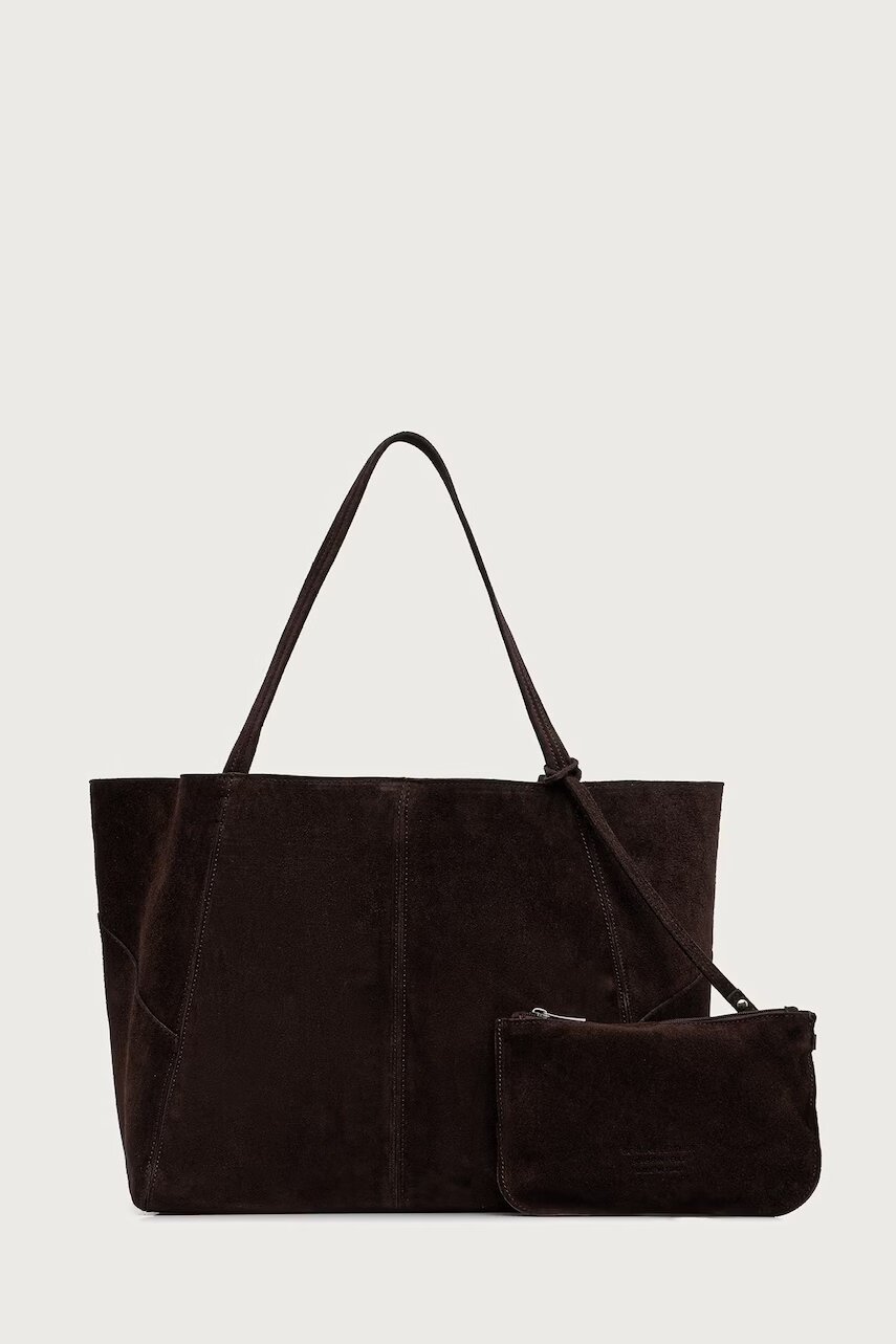 Answear.LAB geantă shopper pentru femei din piele întoarsă