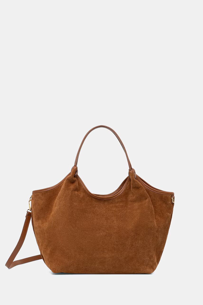 Answear.LAB Geantă shopper pentru femei piele întoarsă
