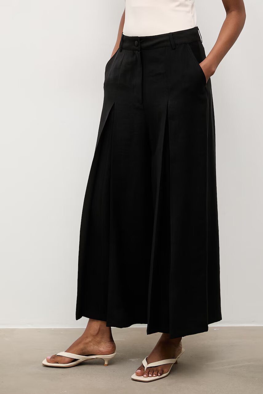 Answear.LAB pantaloni culottes pentru femei cu lyocell