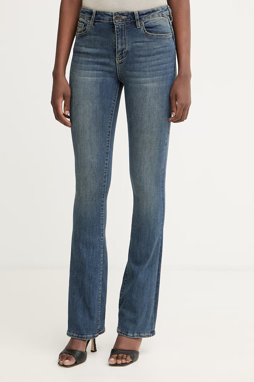 Armani Exchange blugi flared pentru femei