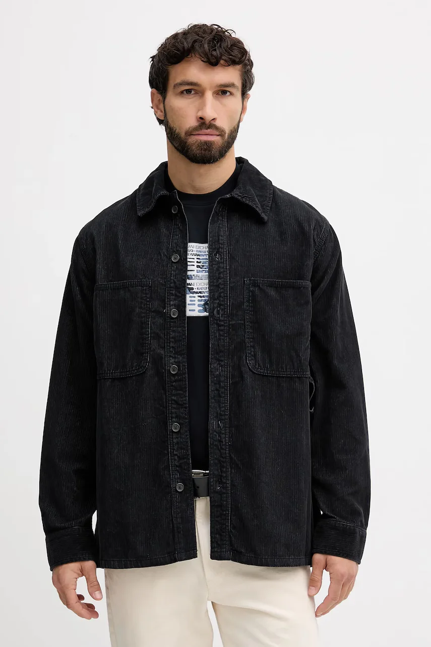 Armani Exchange camasa din velur