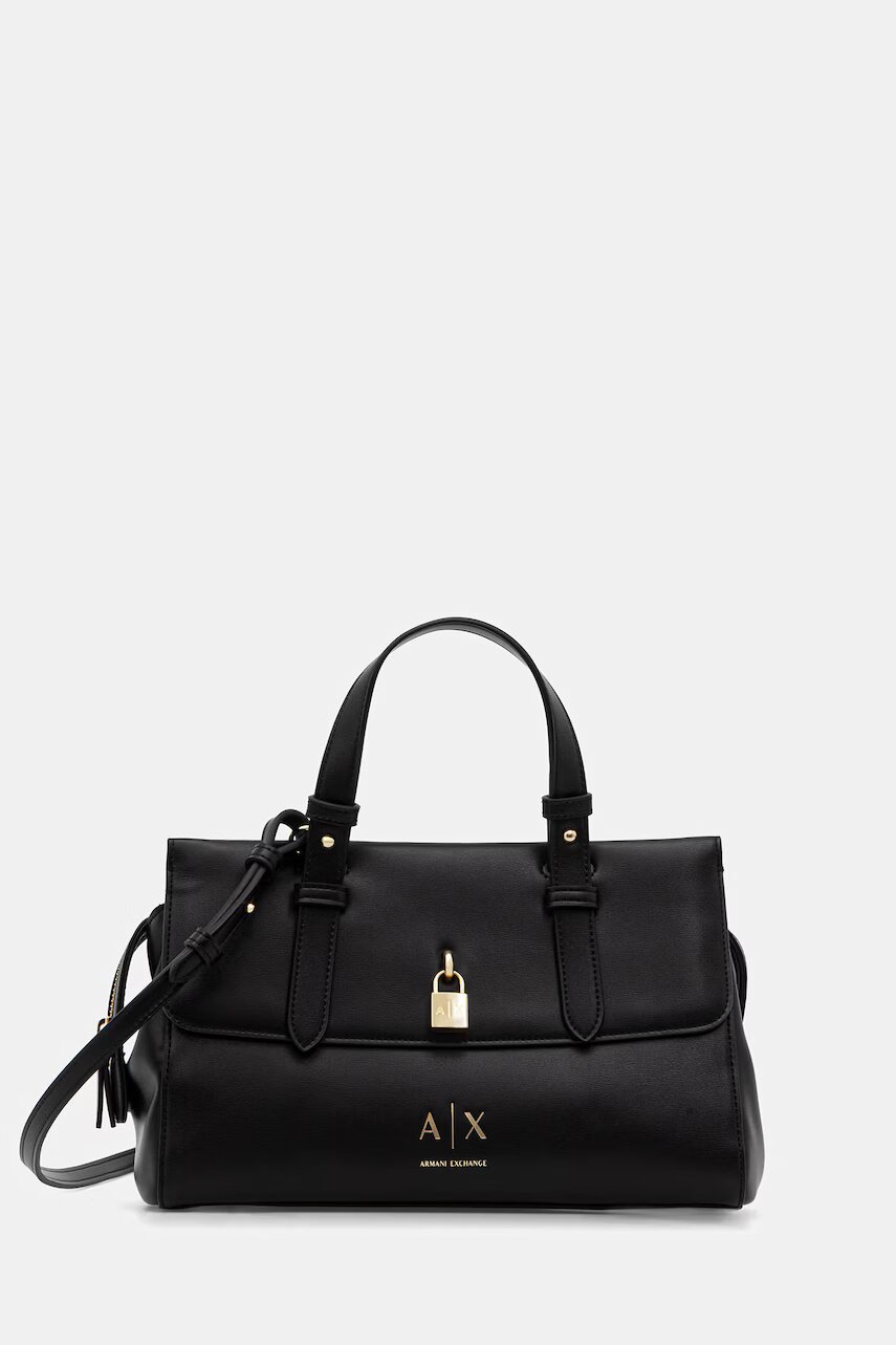 Armani Exchange geantă crossbody pentru femei cu imitație de piele