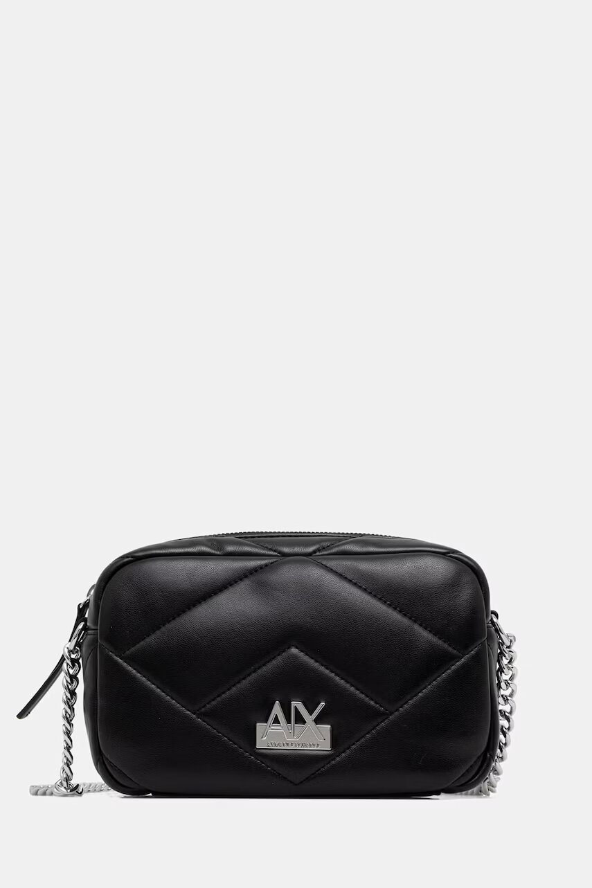 Armani Exchange geantă crossbody pentru femei cu imitație de piele