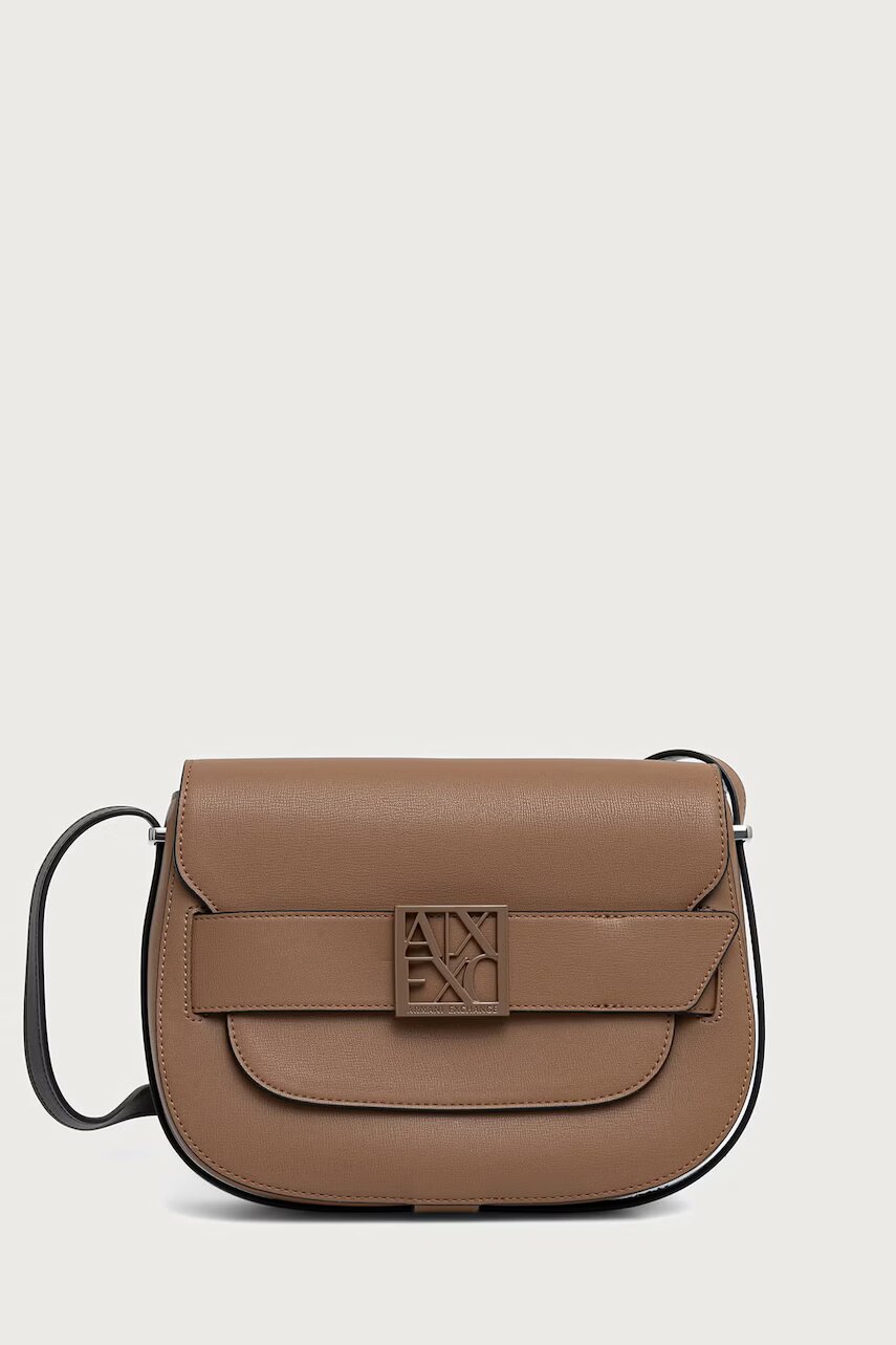 Armani Exchange geantă crossbody pentru femei cu imitație de piele