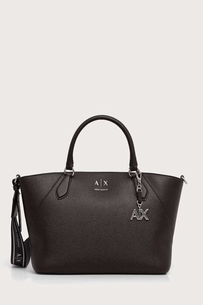 Armani Exchange geantă crossbody pentru femei cu imitație de piele