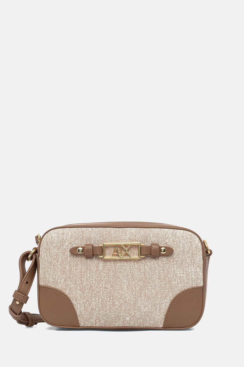 Armani Exchange geantă crossbody pentru femei cu imitație de piele