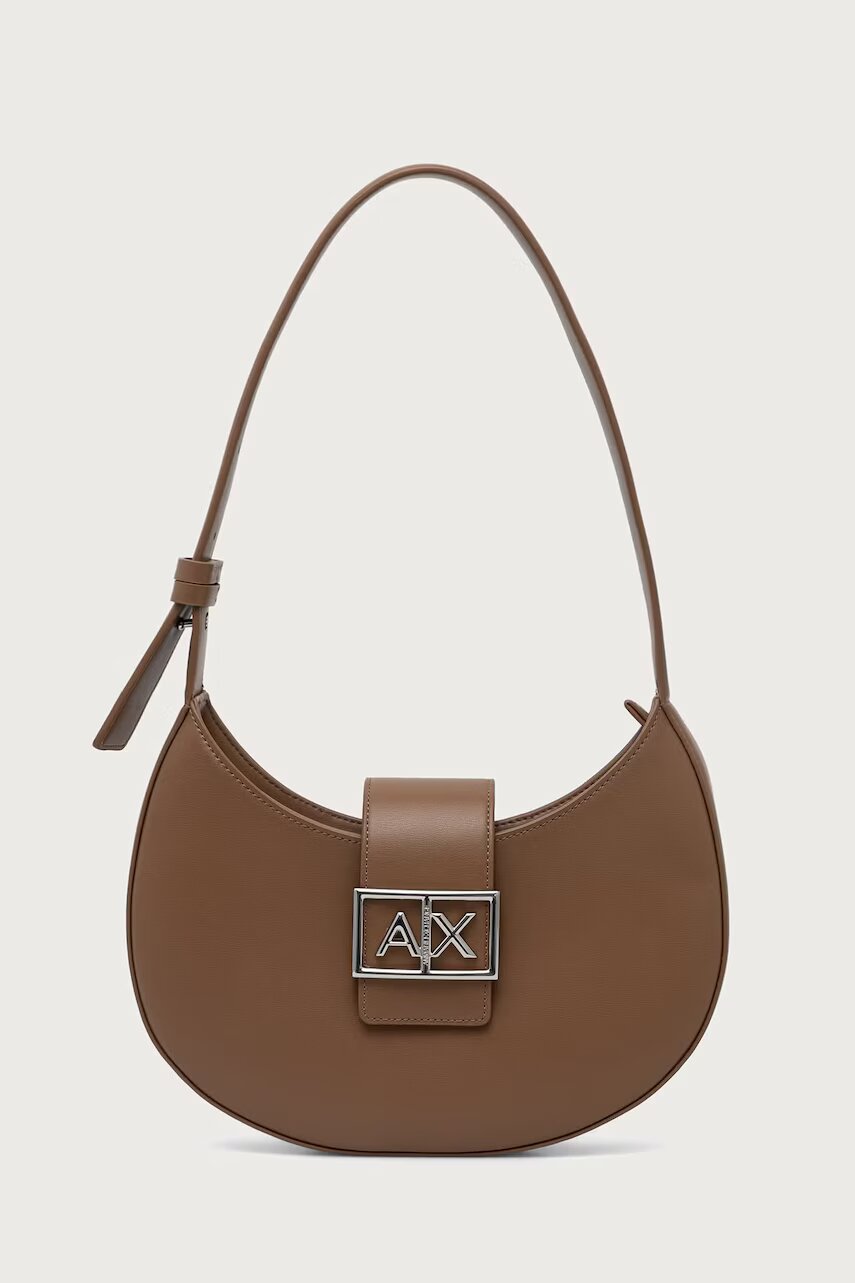 Armani Exchange geantă hobo de damă cu imitație de piele