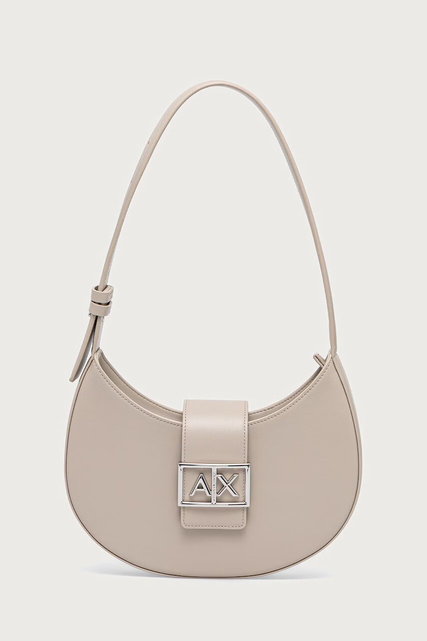 Armani Exchange geantă hobo de damă cu imitație de piele