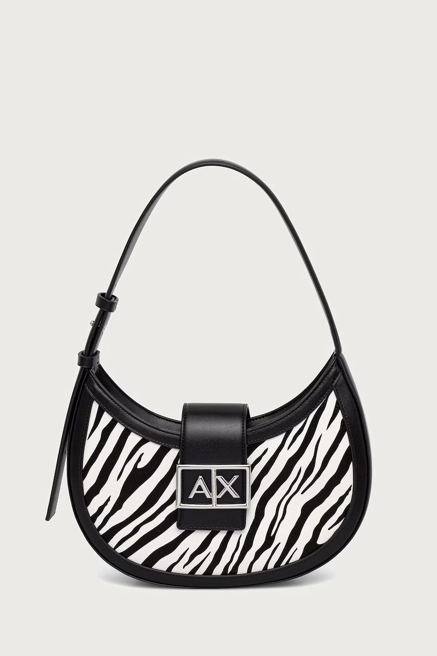 Armani Exchange geantă hobo pentru femei cu imitație de piele