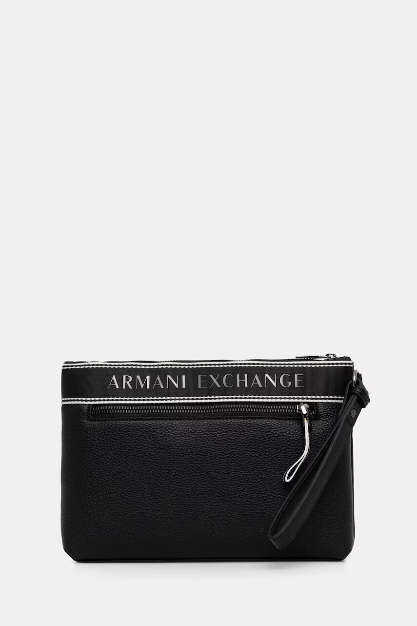 Armani Exchange geantă mică pentru bărbați cu imitație de piele