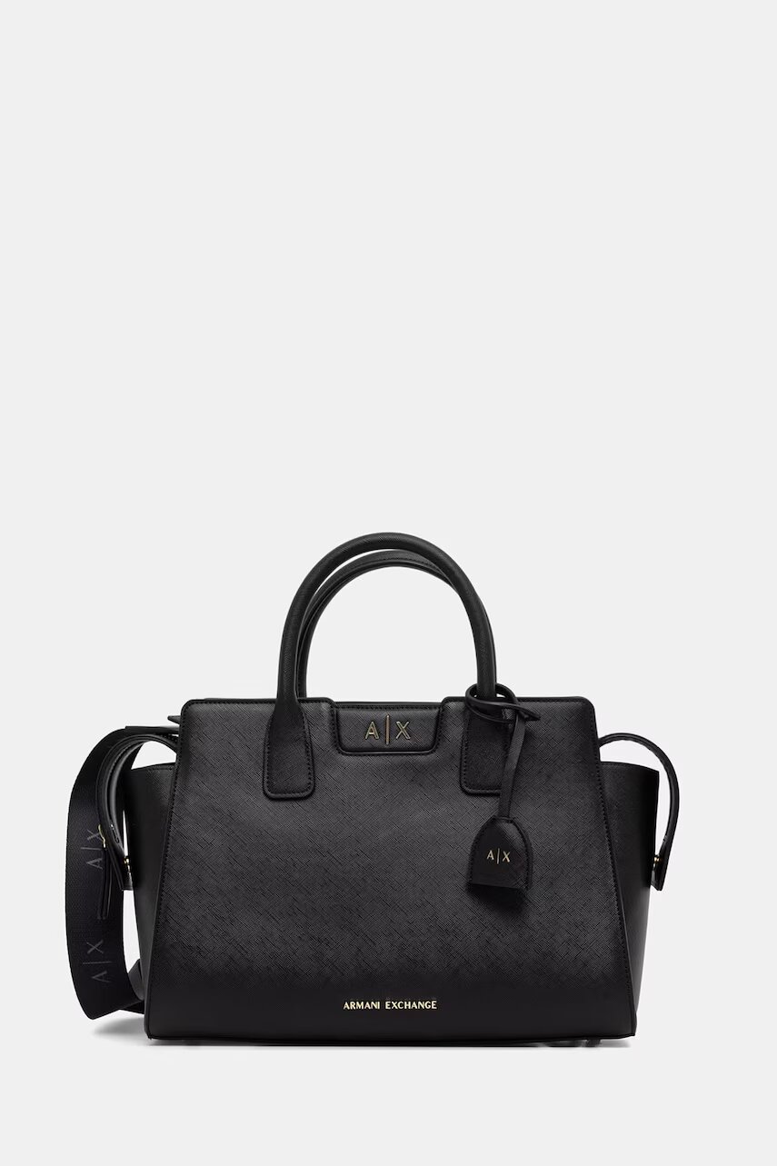 Armani Exchange geantă pentru femei cu imitație de piele