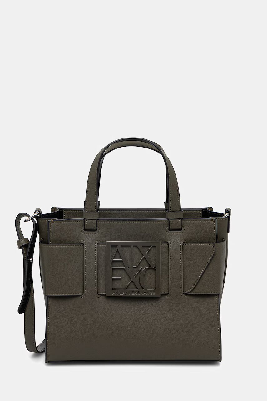 Armani Exchange geantă pentru femei cu imitație de piele