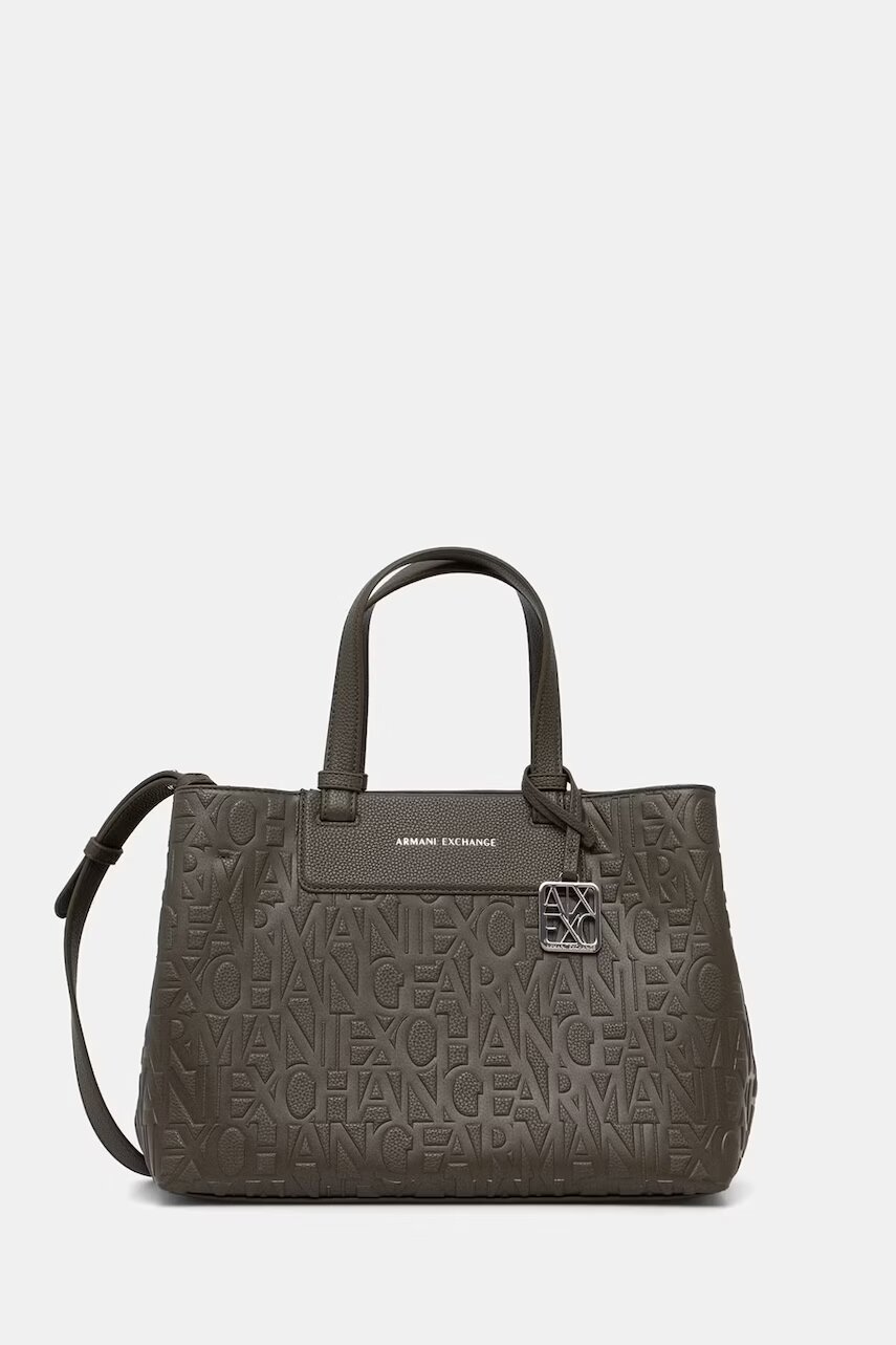 Armani Exchange geantă pentru femei cu imitație de piele