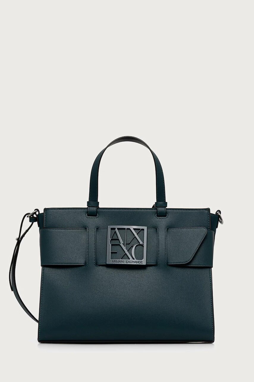 Armani Exchange geantă pentru femei cu imitație de piele