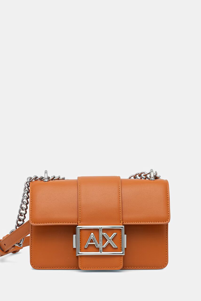 Armani Exchange geantă poștaș pentru femei cu imitație de piele