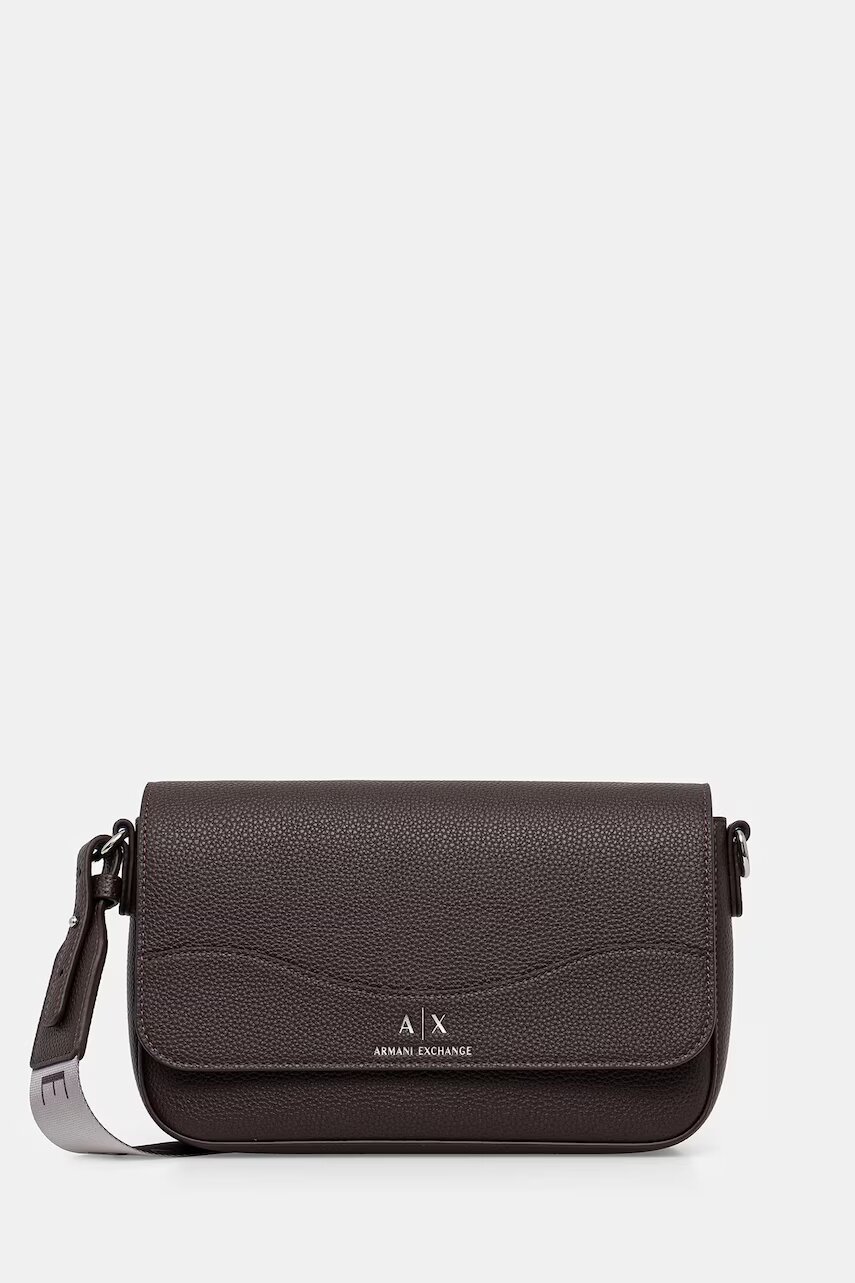 Armani Exchange geantă poștaș pentru femei cu imitație de piele