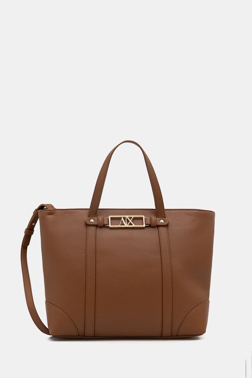 Armani Exchange geantă shopper pentru femei cu imitație de piele