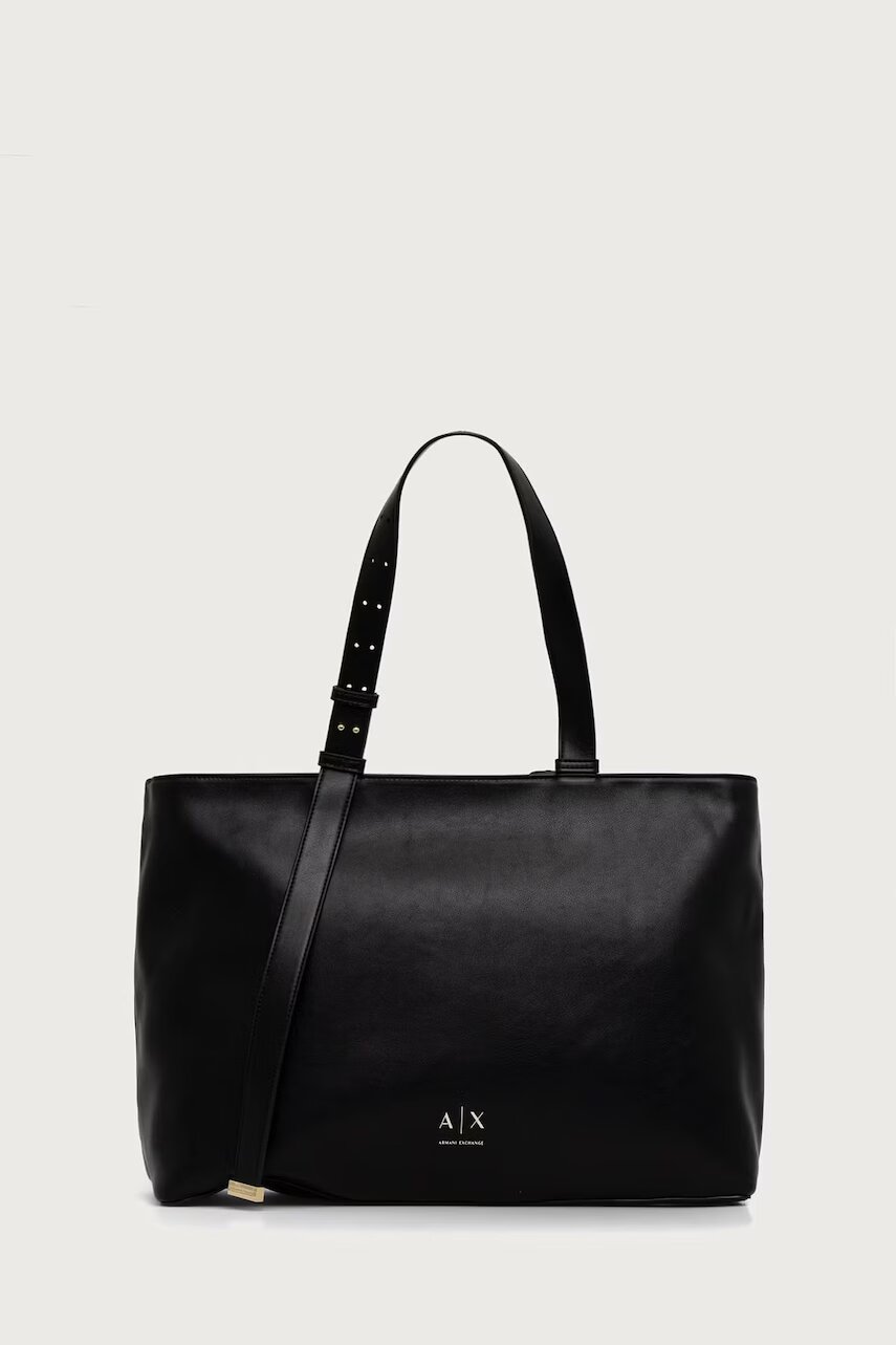 Armani Exchange geantă shopper pentru femei cu imitație de piele