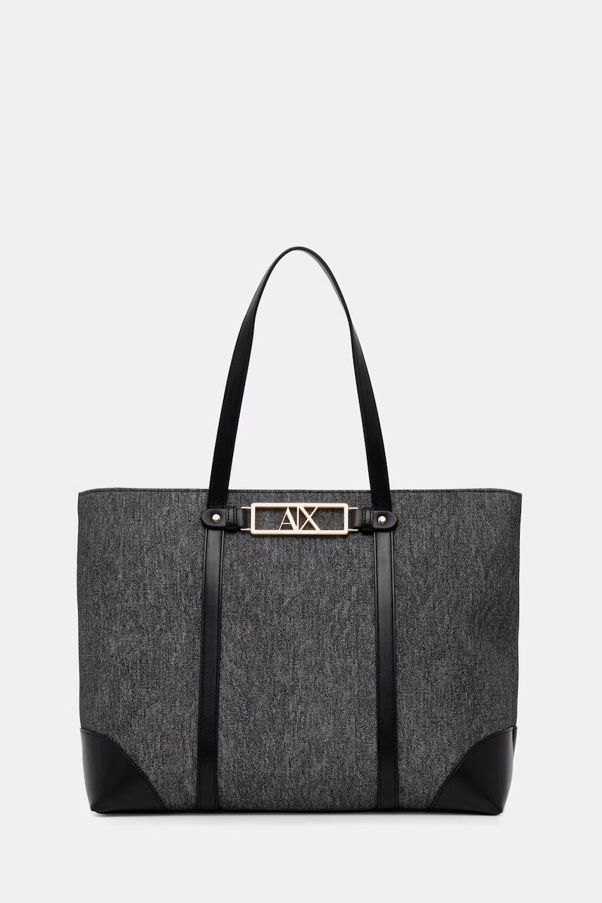 Armani Exchange geantă shopper pentru femei cu imitație de piele