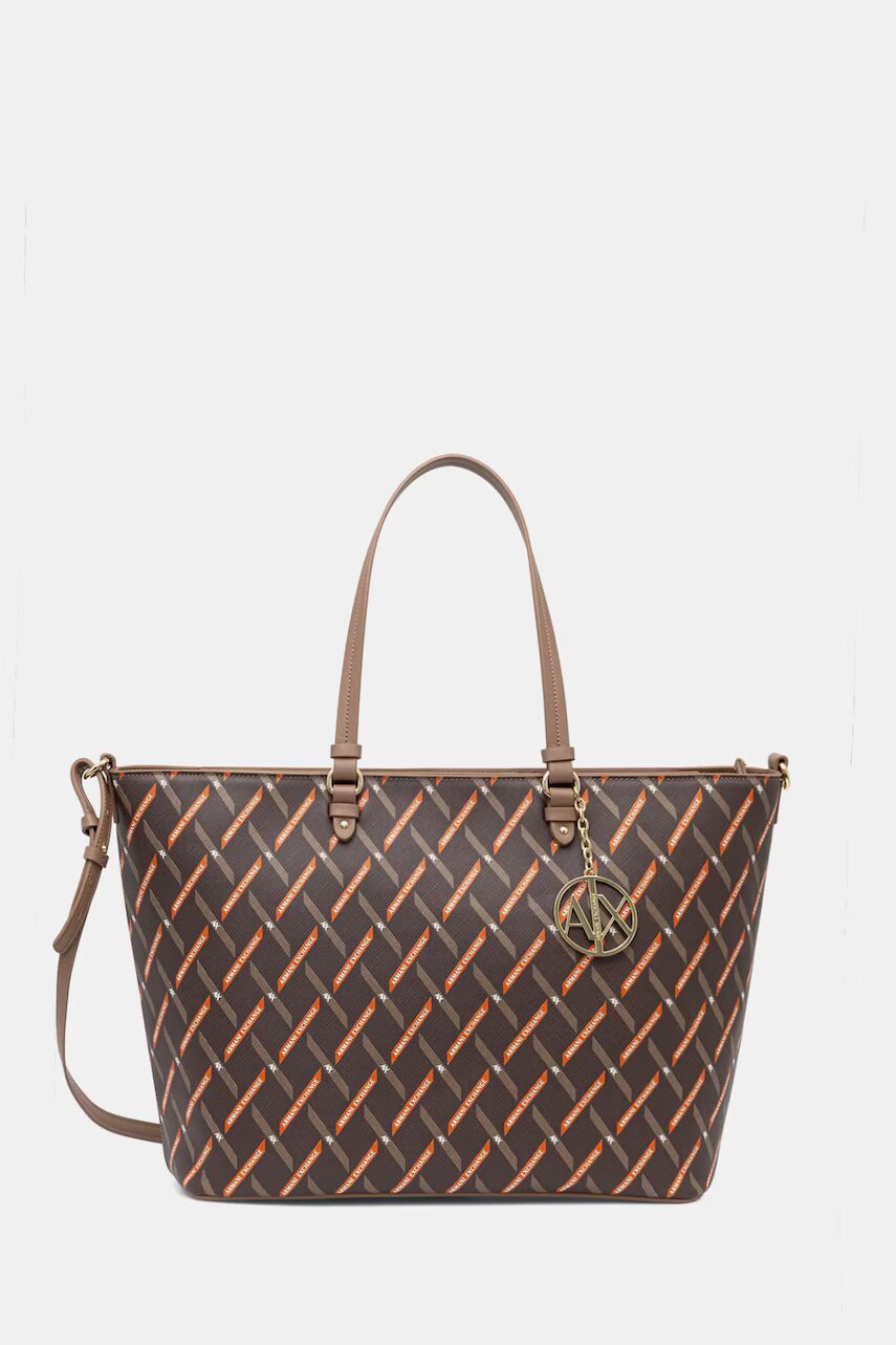 Armani Exchange geantă shopper pentru femei cu imitație de piele