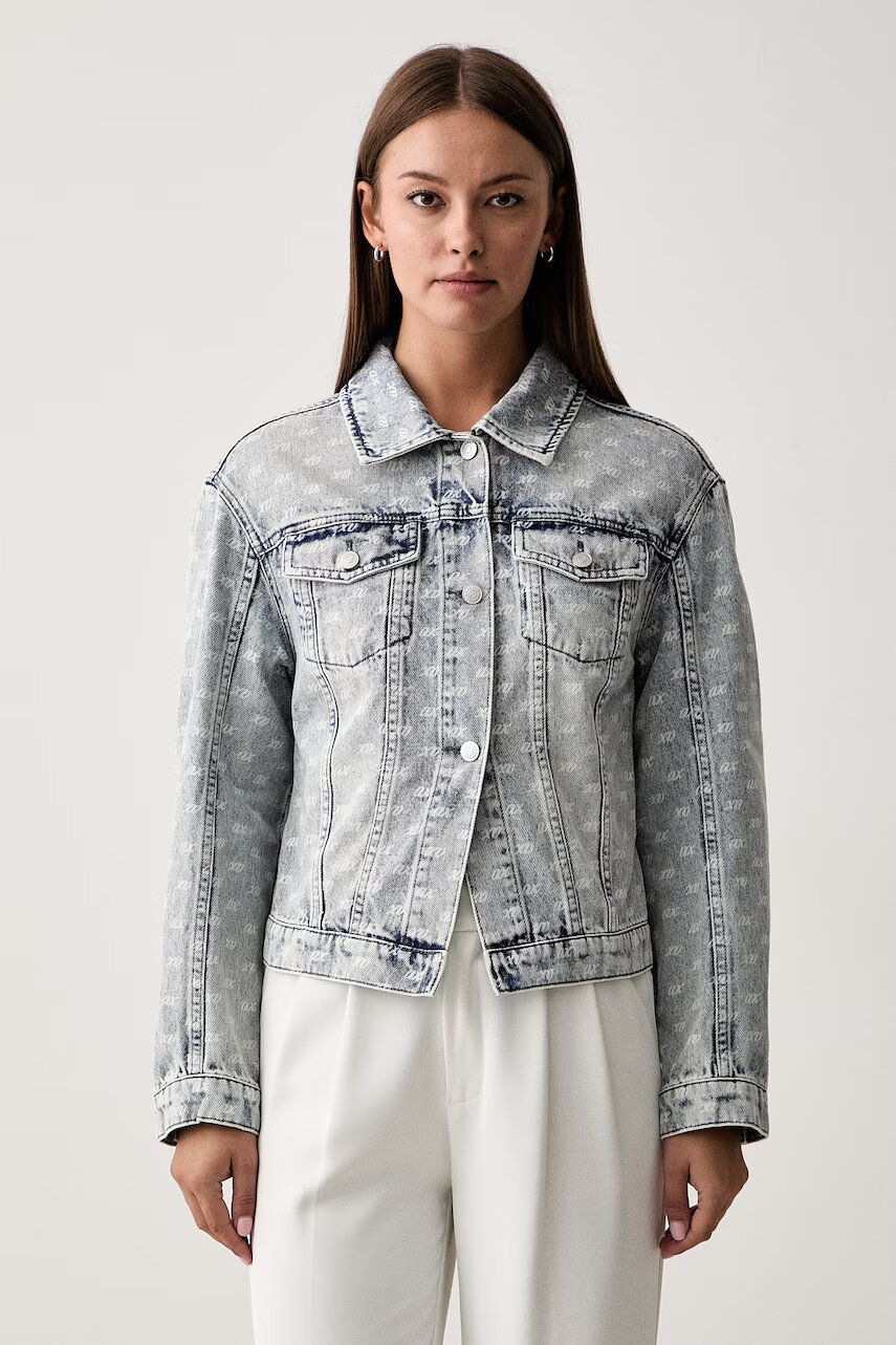 Armani Exchange jachetă pentru femei din denim