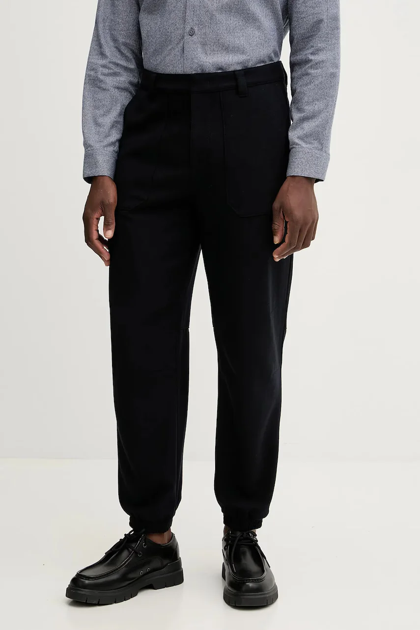Armani Exchange pantaloni cu lână