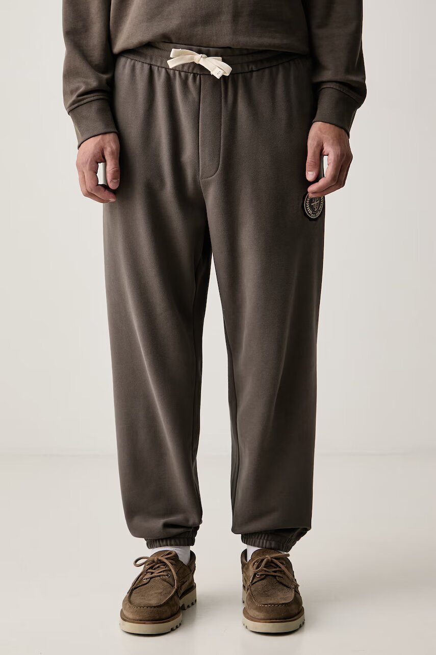Armani Exchange pantaloni de trening pentru bărbați din bumbac cu elastan