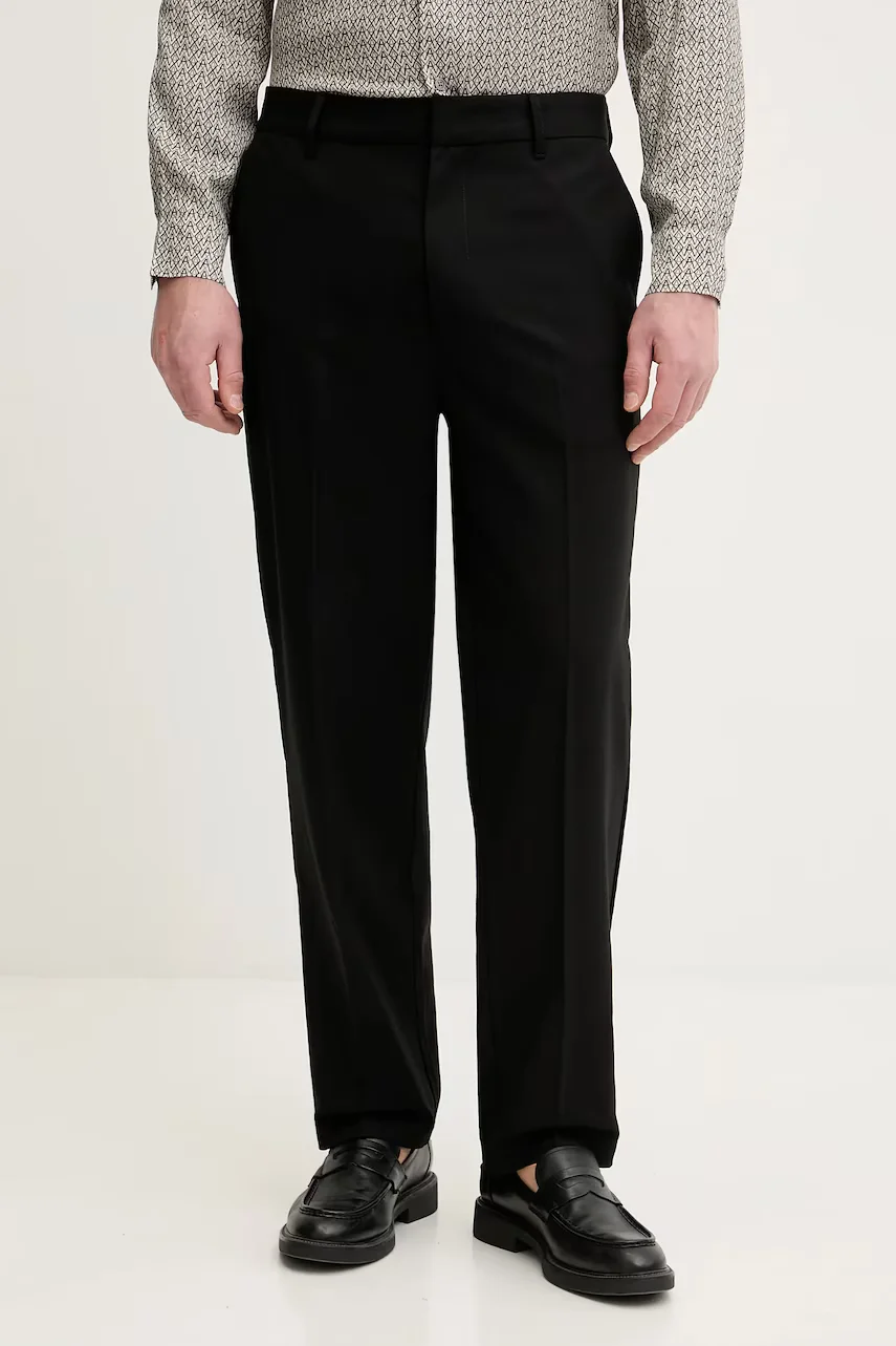 Armani Exchange pantaloni din lână
