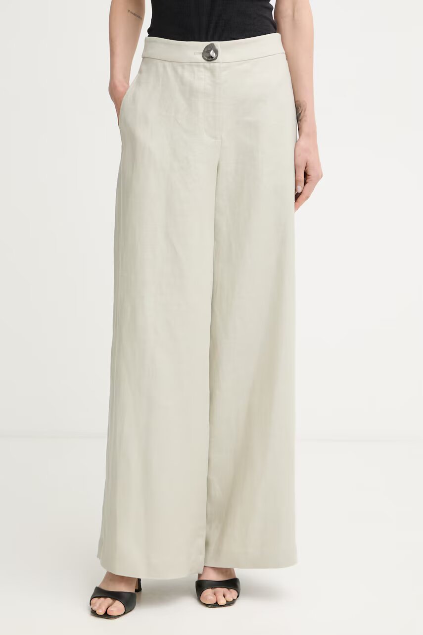 Armani Exchange pantaloni pentru femei din in