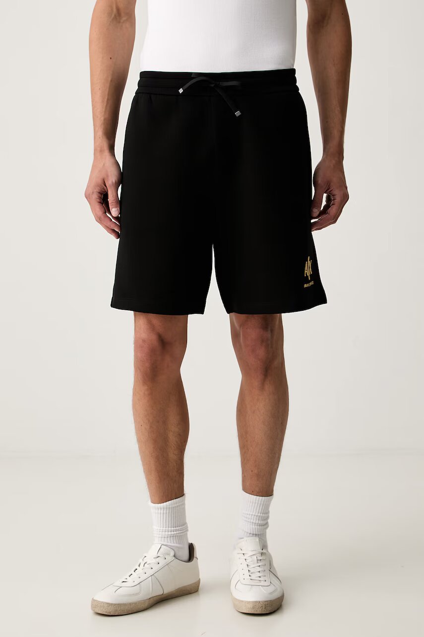 Armani Exchange pantaloni scurți de trening pentru bărbați cu bumbac