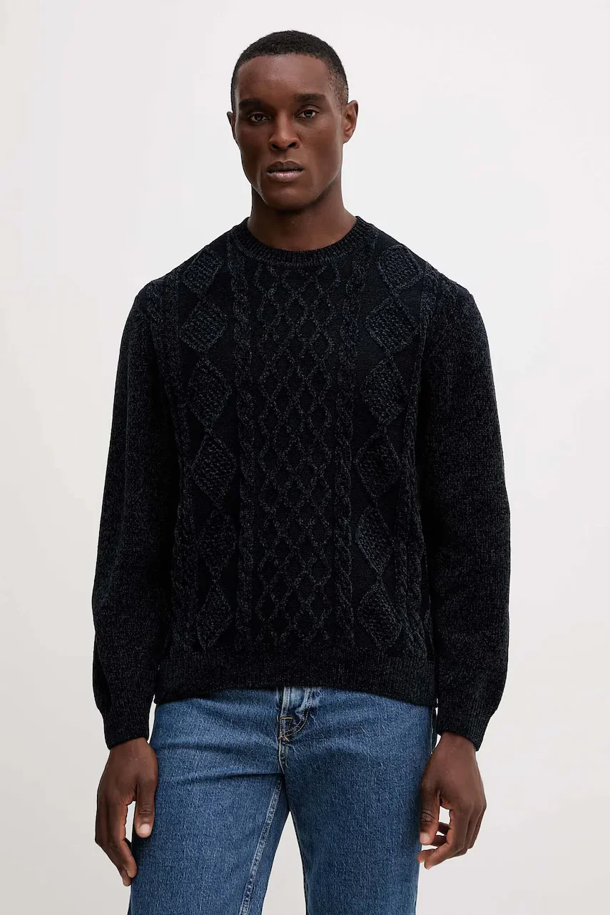 Armani Exchange pulover din amestec de lână