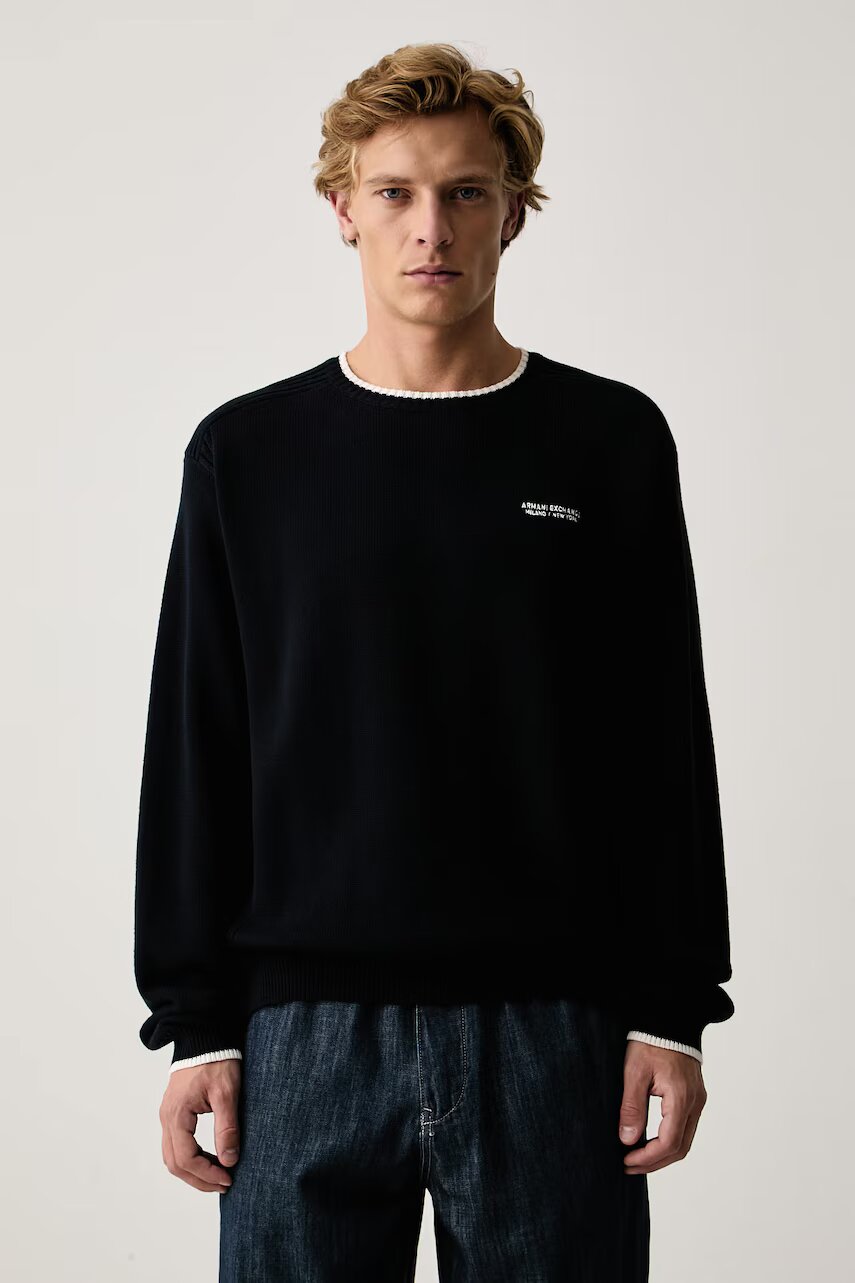 Armani Exchange pulover pentru bărbați cu bumbac
