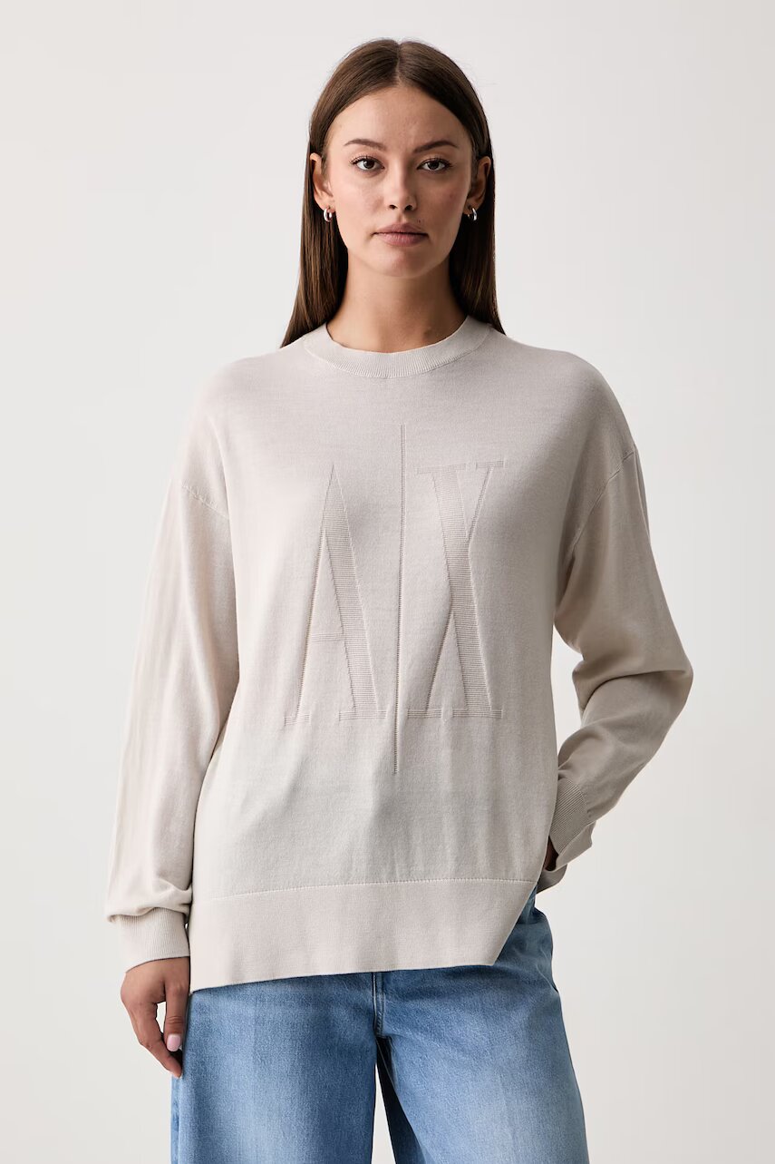 Armani Exchange pulover pentru femei din lână