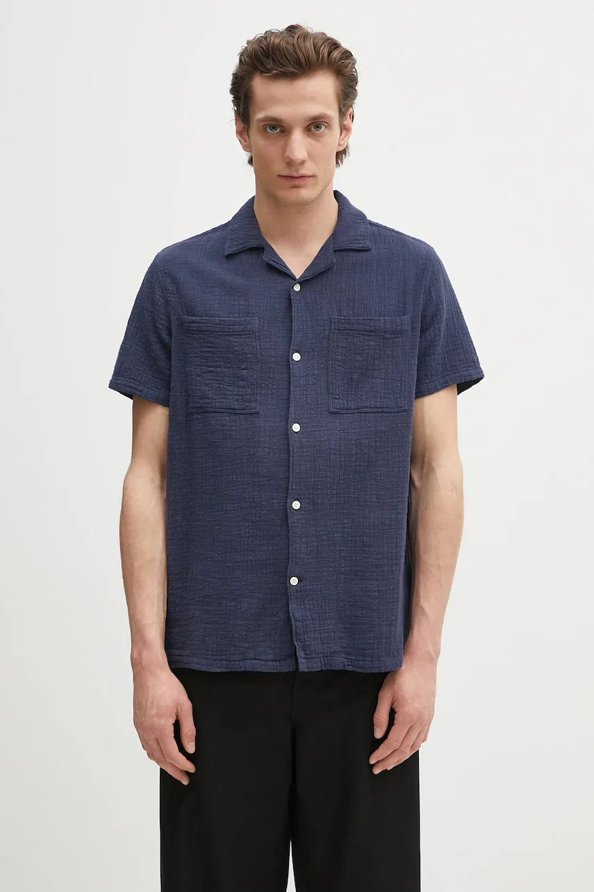 Barbour cămașă din bumbac Benson Textured Relaxed Fit S/S Shirt