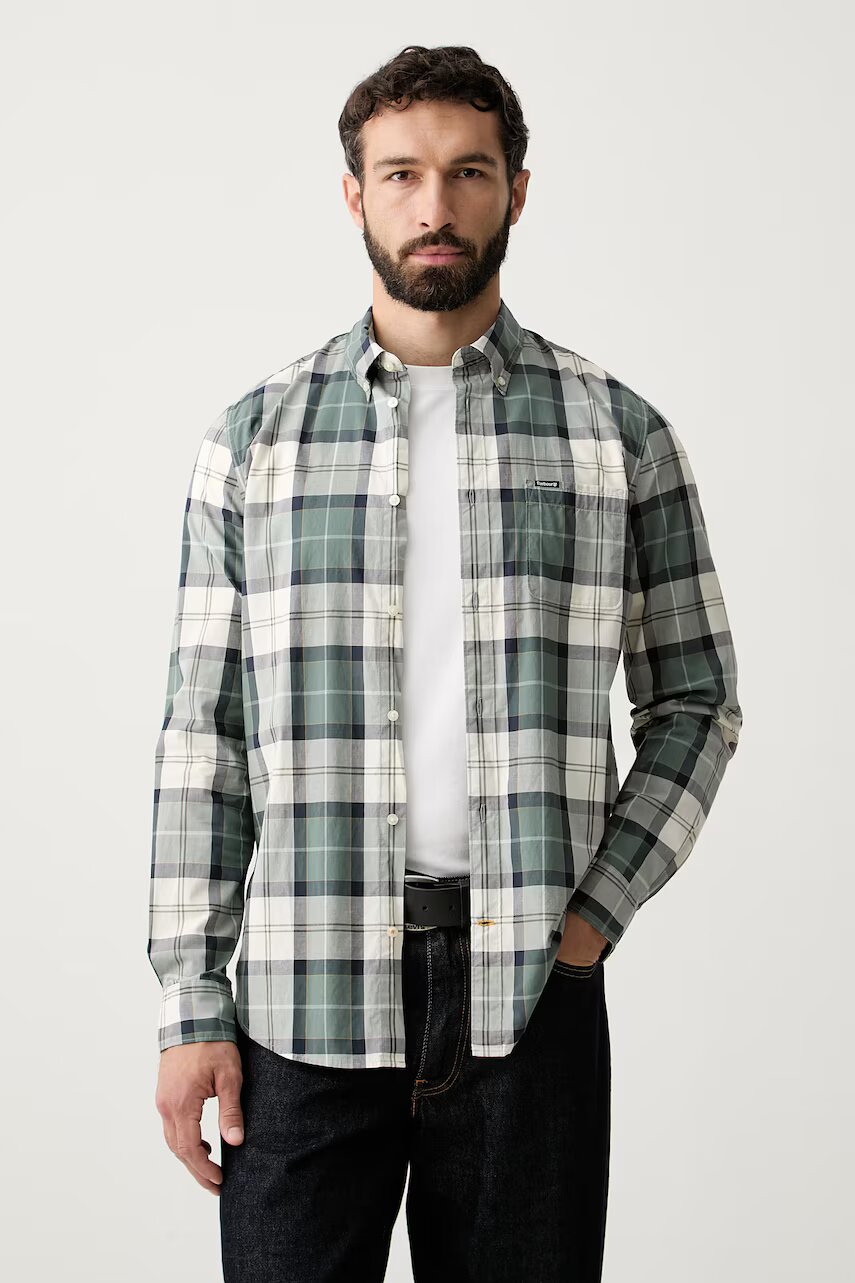 Barbour cămașă pentru bărbați din bumbac Rawley