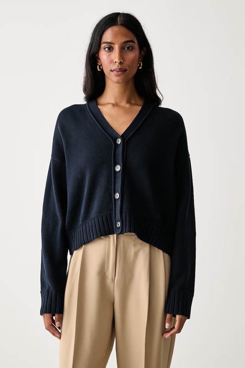 Barbour cardigan pentru femei din bumbac Amesbury