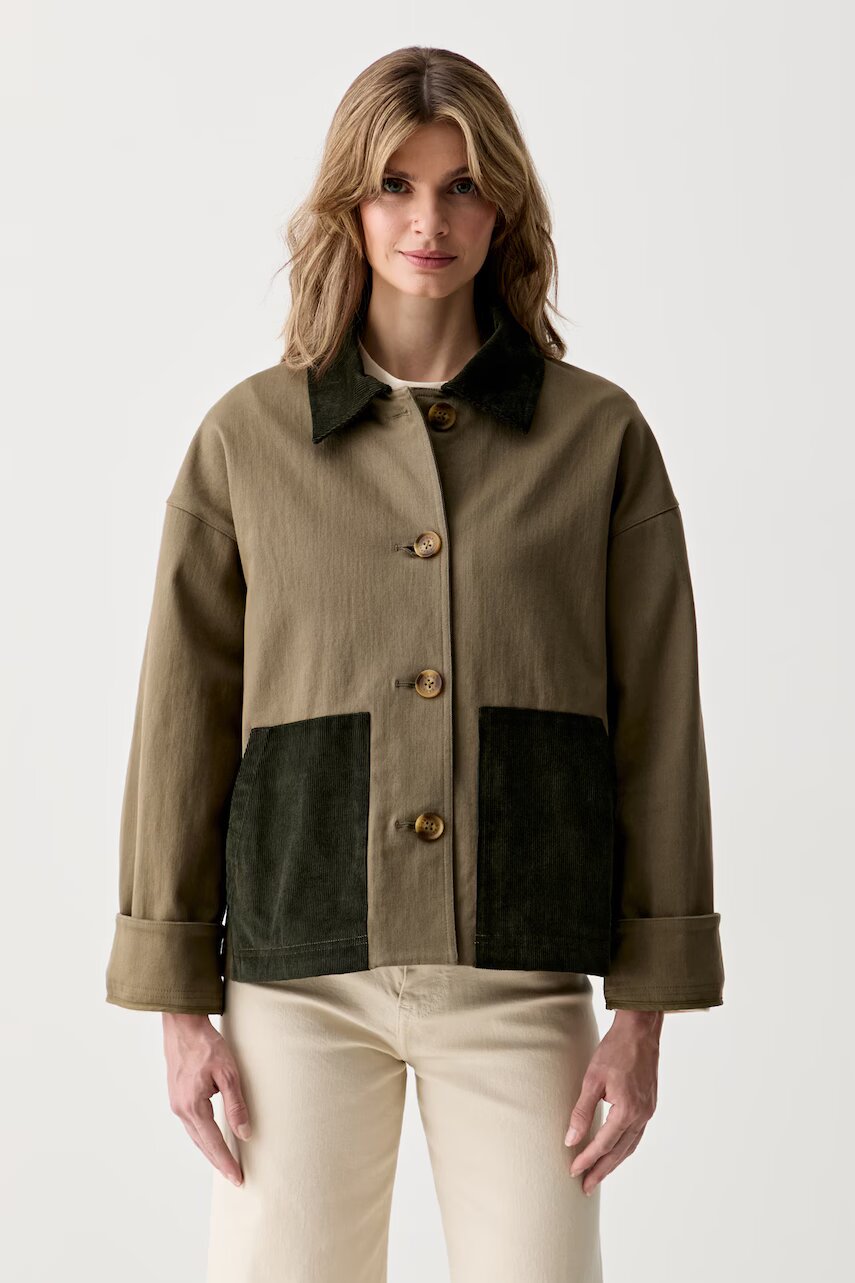 Barbour geacă de tranziție pentru femei cu bumbac Cloverdale