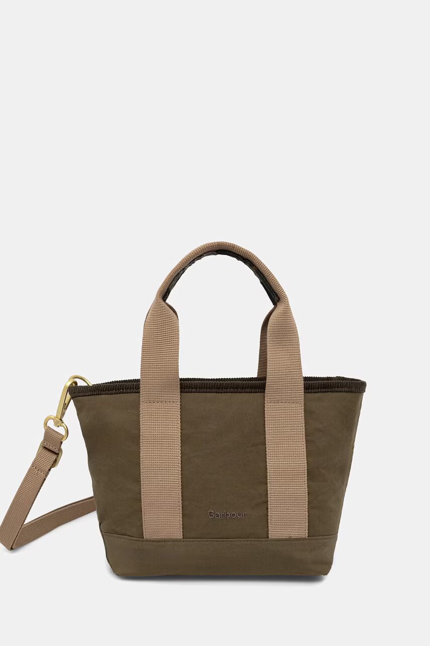 Barbour geantă crossbody pentru femei din bumbac Mya