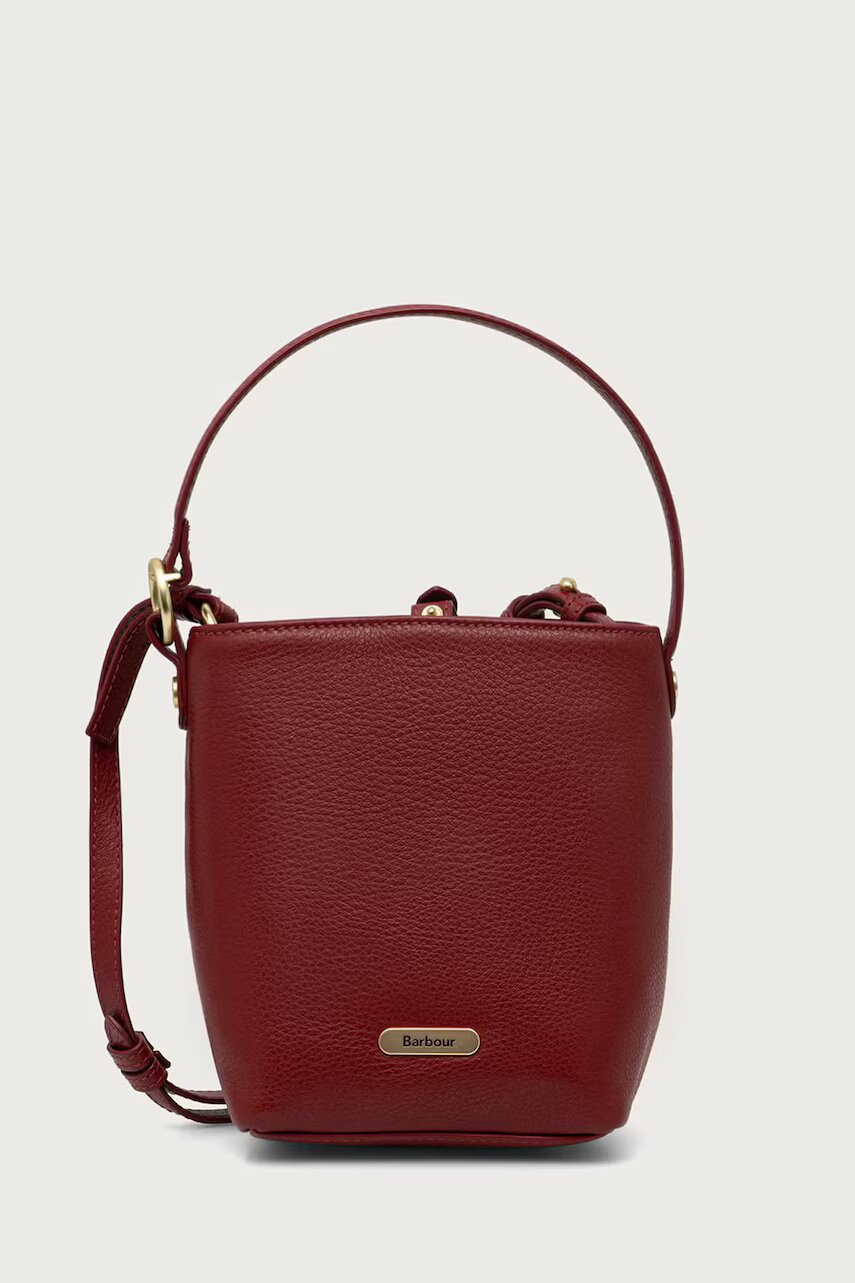 Barbour geantă crossbody pentru femei din piele