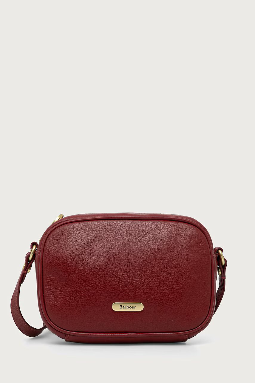 Barbour geantă crossbody pentru femei din piele
