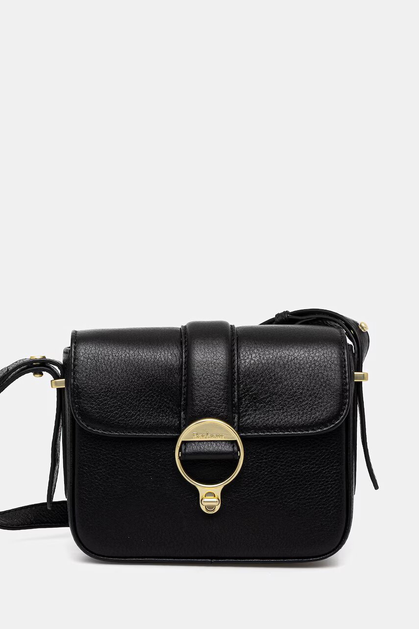 Barbour geantă crossbody pentru femei din piele roz