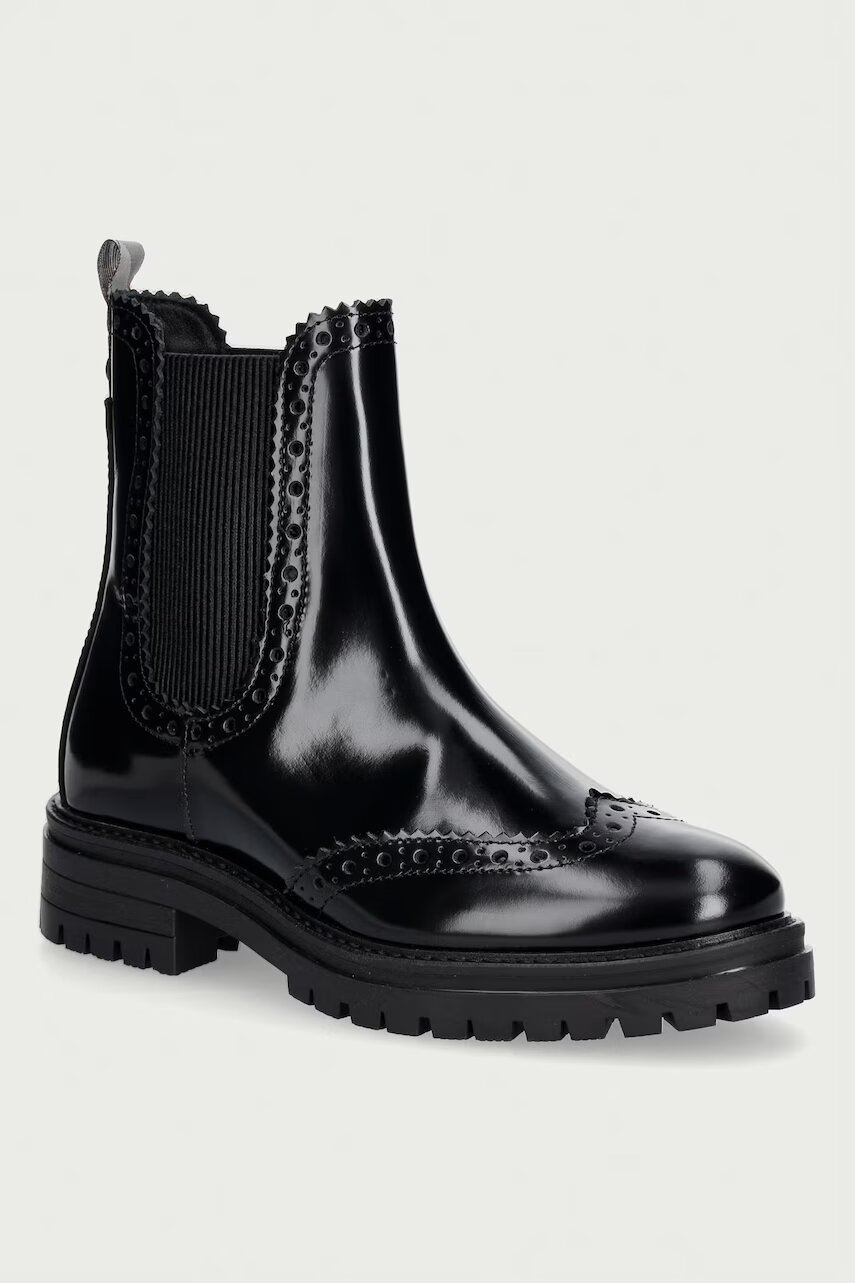 Barbour ghete scurte pentru femei din piele Fawne